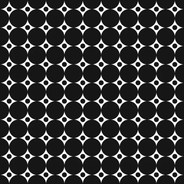 Inconsútil intersección círculo punto patrón textura fondo — Archivo Imágenes Vectoriales