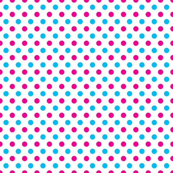 Seamless polka dot pattern background — Stock Vector