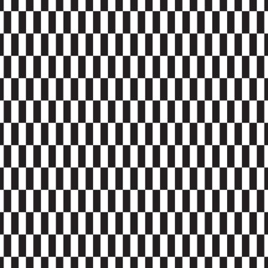 Kusursuz soyut geometrik desen. Siyah ve beyaz.
