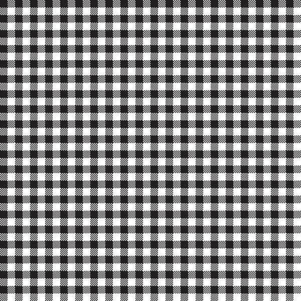 Seamless Vector Black Gingham
