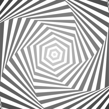 Altıgen geçiş optik illüzyon arka plan