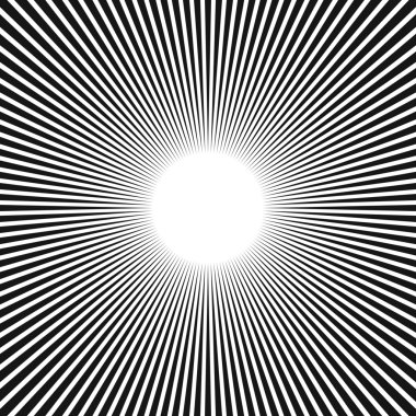 Radyal sunburst ray arka plan Vektör formatında.