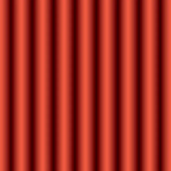 Seamless vector red curtain background — Stock Vector