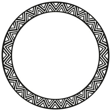 Yuvarlak Afrika sınır çerçevesi.