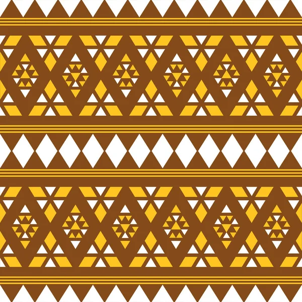 Fondo Textura Africana Étnica Sin Costuras — Vector de stock