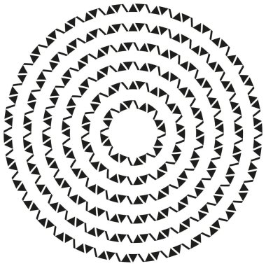 Yuvarlak dairesel geometrik kenarlık çerçevesi boyutları aralığında.