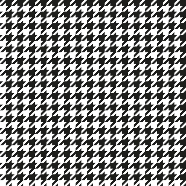 Tessuto Senza Cuciture Houndstooth Modello Sfondo — Vettoriale Stock