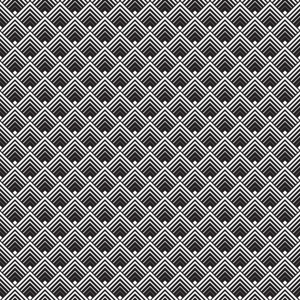 Sorunsuz siyah ve beyaz Art Deco arka plan desen doku duvar kağıdı