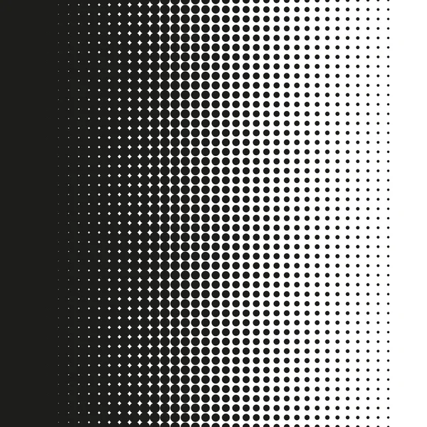 Fijne halftone puntjes patroon verloop in vector-formaat — Stockvector