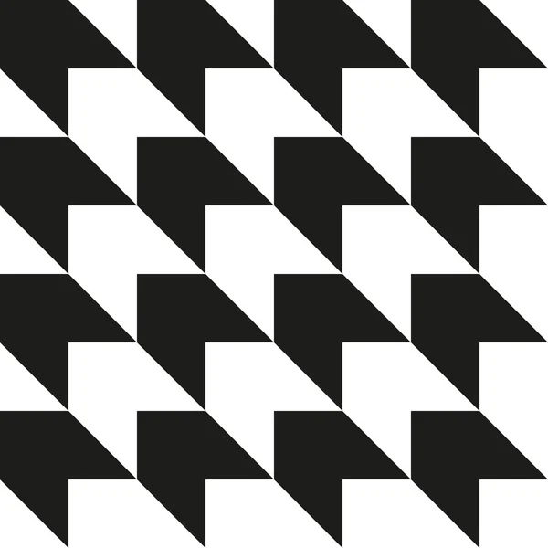 シームレスな抽象的な黒と白の幾何学的な背景 — ストックベクタ