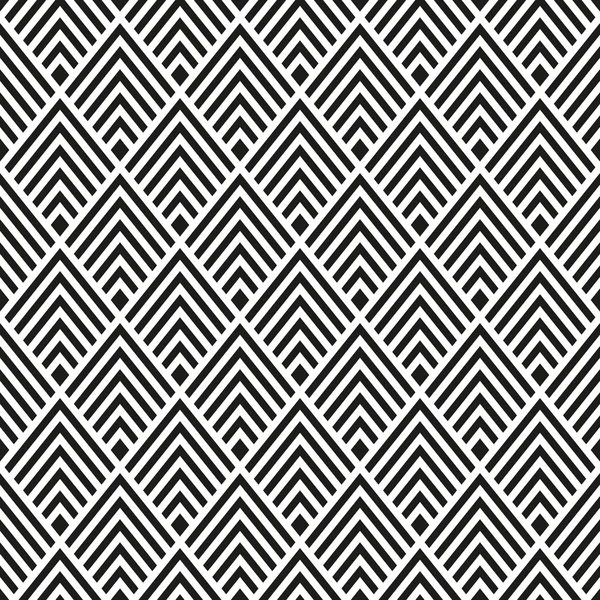 Soyut sorunsuz siyah ve beyaz Art Deco vektör desen