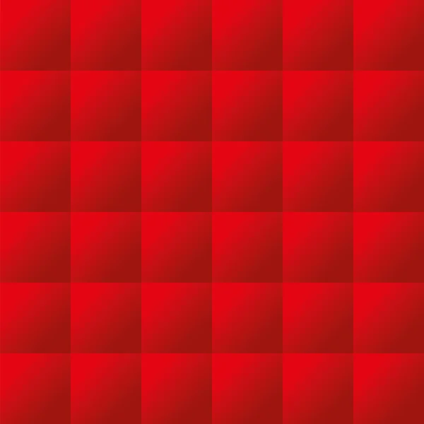 Textura de patrón de vector de tapicería acolchada roja sin costuras — Vector de stock