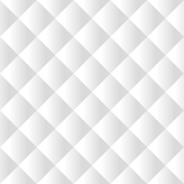 Seamless white padded upholstery vector pattern texture clipart