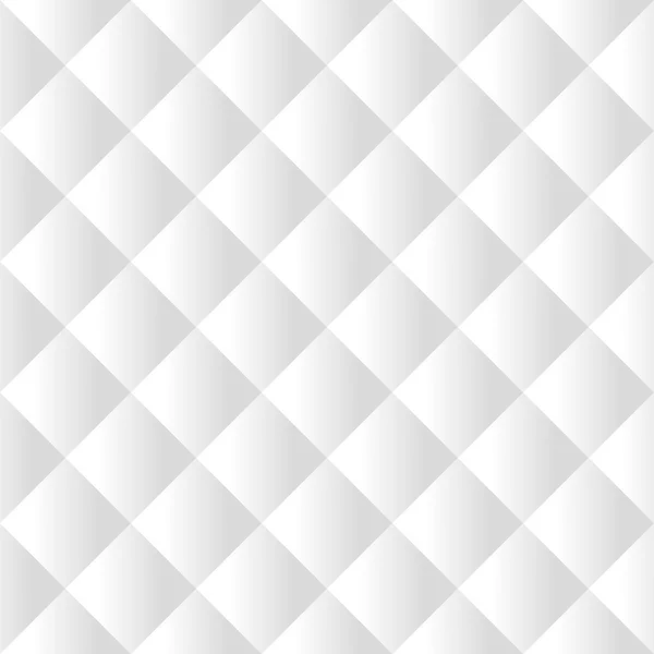 Seamless white padded upholstery vector pattern texture