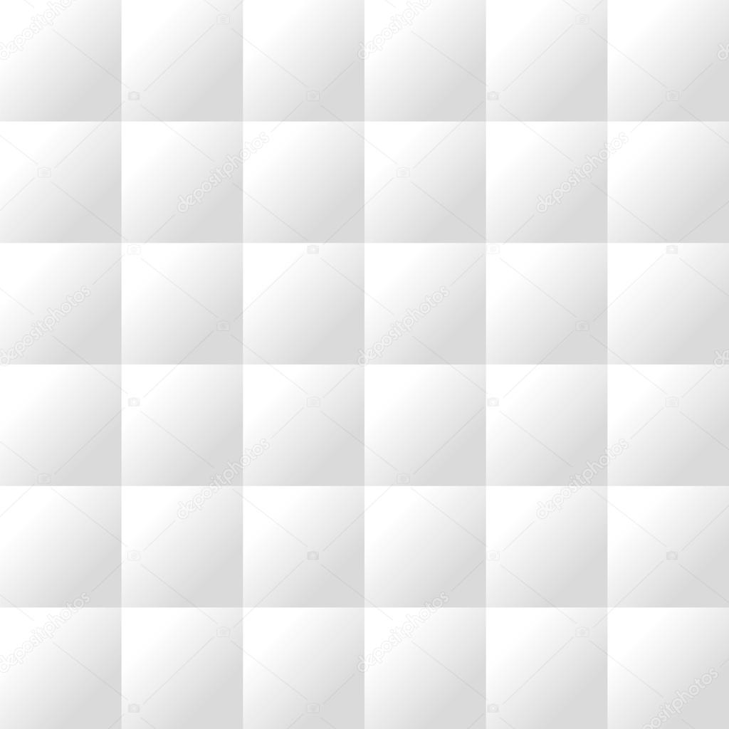 Seamless white padded upholstery vector pattern texture Stock Vector