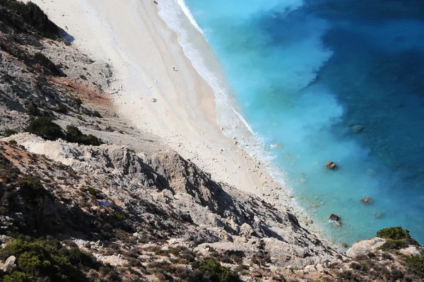 Plażę Mirtos — Zdjęcie stockowe