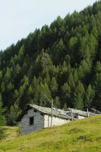 Mountainas Vale Quiavena Lombardy Itália — Fotografia de Stock