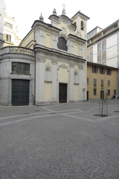 Kerk Van Geschiedenis Het Centrum Van Vare Lombardisch Italië — Stockfoto