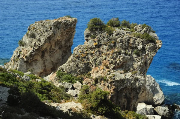 Côte de mer en Grèce — Photo