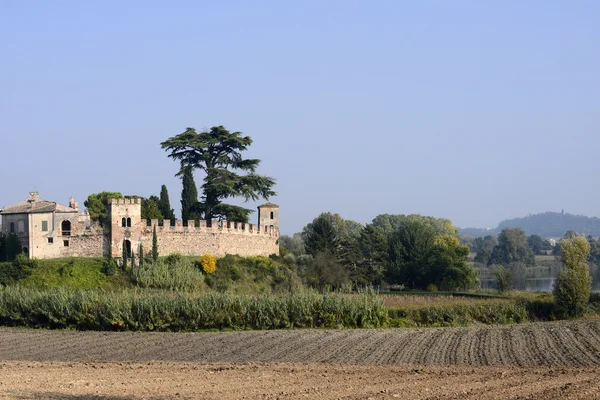 Castellaro Lagusello parku — Zdjęcie stockowe