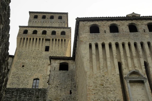 Kasteel van Torrechiara in Italië — Stockfoto