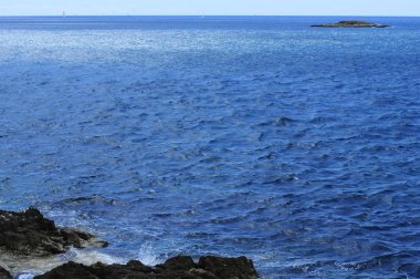 Hırvatistan 'da deniz manzarası