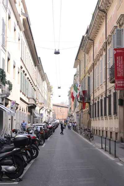 Architecture and shops on Verdi street — Stock Photo, Image