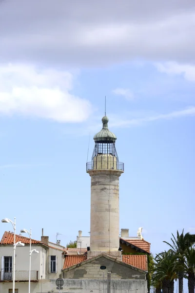 LIGHTHOUSE IN THE VILLAGE — Stock Photo, Image