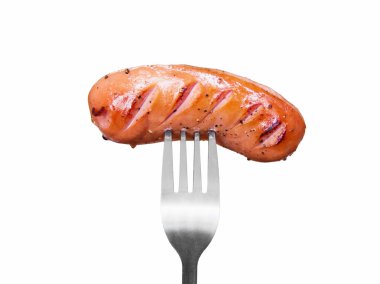 lezzetli Kızarmış sosis gemide yalan