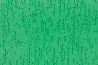 Yeşil boyanmış duvarlı arka plan. Turkuaz dış yüzey. Yaratıcı duvar kâğıdı, tasarım ve metin işareti için web sitesi arkaplanı. Su rengi dekoratif dokusu.