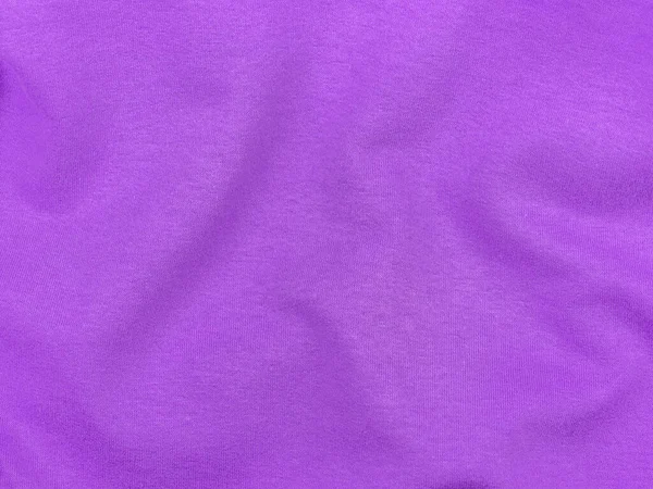 Lila Jersey Stoff Matte Textur Draufsicht Violette Strickwaren Satin Hintergrund — Stockfoto