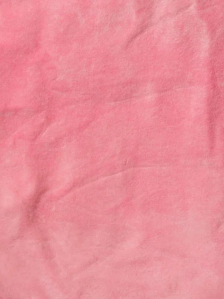 Pink Color Velvet Fabric Texture Top View Female Blog Rose — Stock Photo, Image