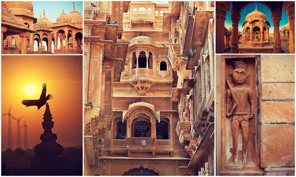 Rajasthan och Jaisalmer med Jaipur — Stockfoto