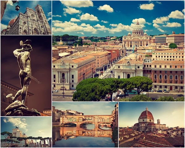Collage de voyage d'Italie — Photo