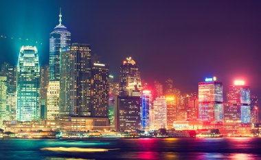 Modern Hong Kong şehir