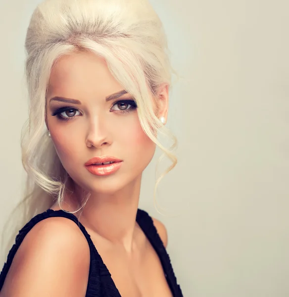 Beautiful blonde model Stock Photos, Royalty Free Beautiful blonde