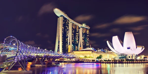 Marina bay sands resort otel — Stok fotoğraf