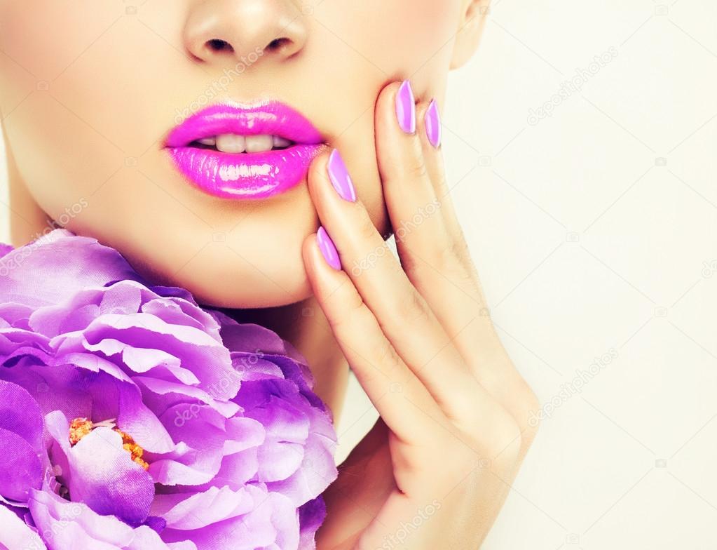 female Make up and Manicure