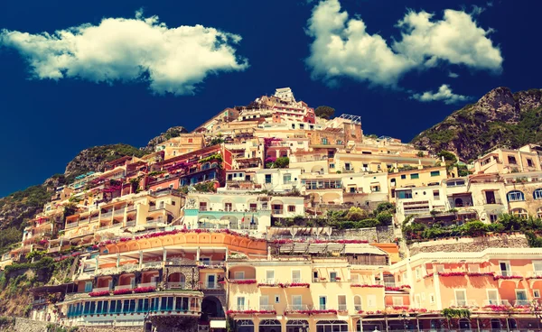 Cidade de Positano, Itália — Fotografia de Stock