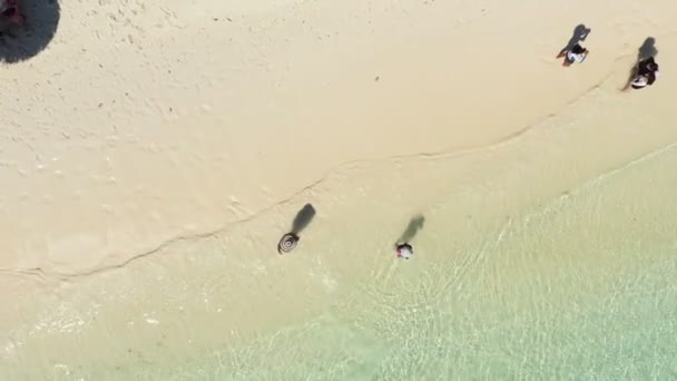Πλάνα Roll Του Myanmar Νησί Παραλία Κύματα Του Ωκεανού Όμορφη — Αρχείο Βίντεο