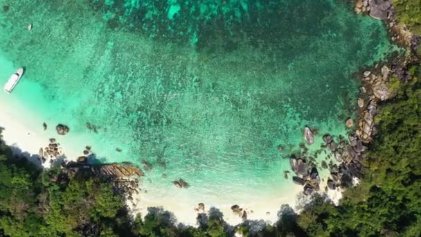 Filmación Roll Myanmar Island Beach Ocean Waves Beautiful Tropical Beach — Vídeo de stock