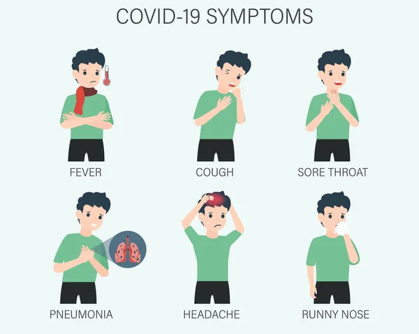 Powieść Coronavirus Elementy Infografiki Ncov Ludzie Wykazują Objawy Koronawirusa Zdrowie — Wektor stockowy