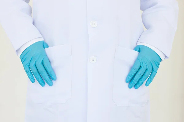 Químico no laboratório de pesquisa e análise, cientista conce — Fotografia de Stock