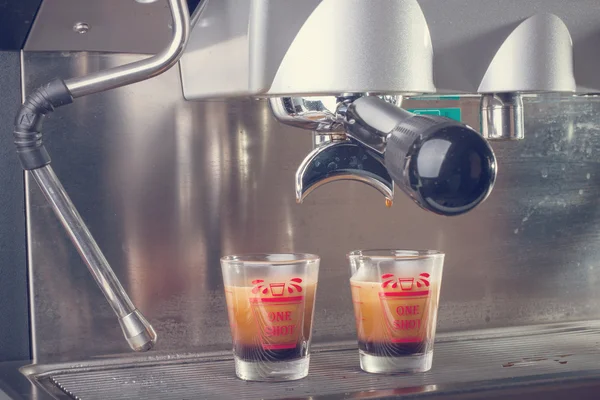 Espresso-Kaffeemaschine — Stockfoto