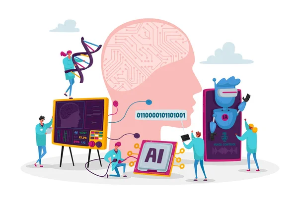 Mühendislerin Karakterleri Yapay Zeka Oluştur ve Programla. Robot Hırdavat, Yazılım Mühendisliği Laboratuvarda