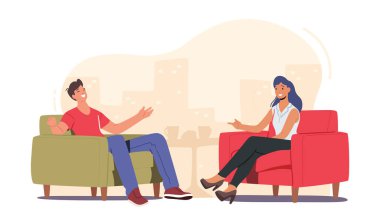 Akşam Talk Show Röportaj Yayın, Sunucu ve Ünlü Misafir Karakterleri Stüdyoda Sohbet, TV Programı Eğlendirici