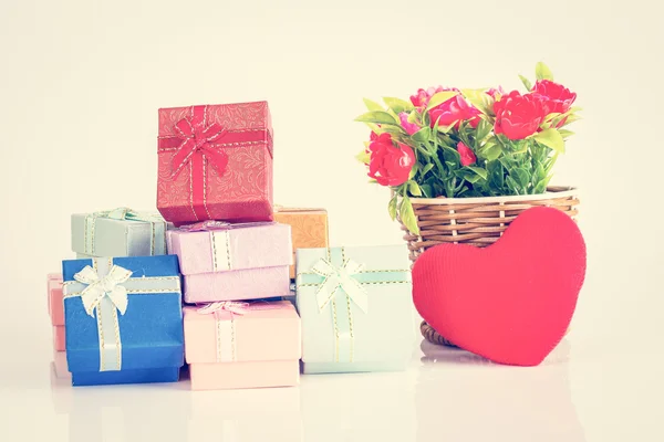 Gift boxes — Stock Photo, Image