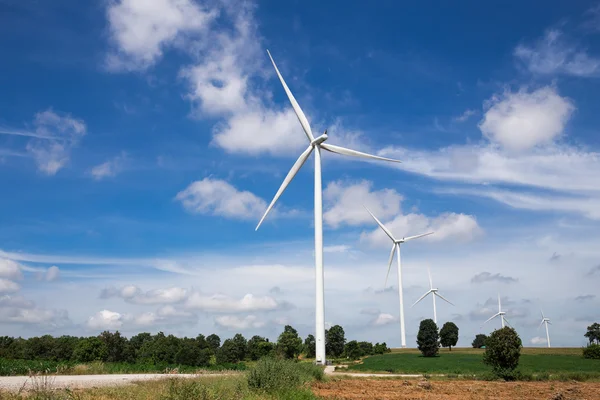 Vindturbinsfarm — Stockfoto