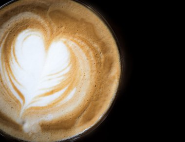 Latte kahve.