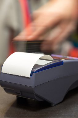 Mağaza kredi kartı Swiping el